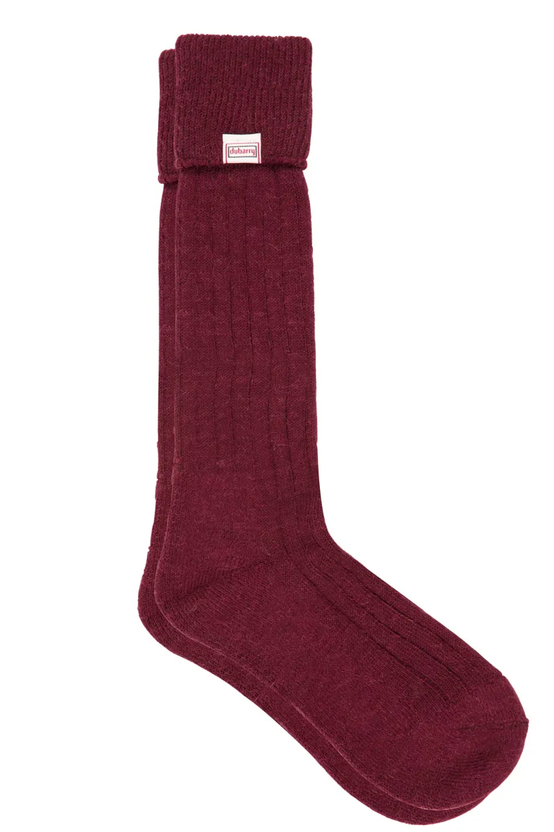 Dubarry Alpaca Sock - Malbec