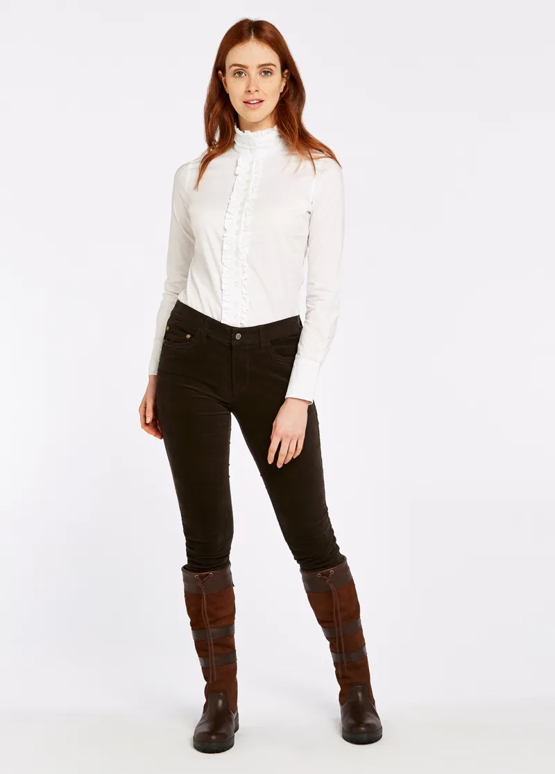 Dubarry Honeysuckle Cord Trouser - Bourbon-2