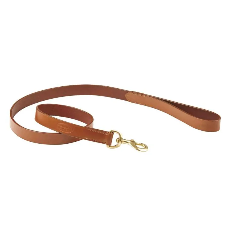 Weatherbeeta Flat Leather Dog Lead - One Size-1