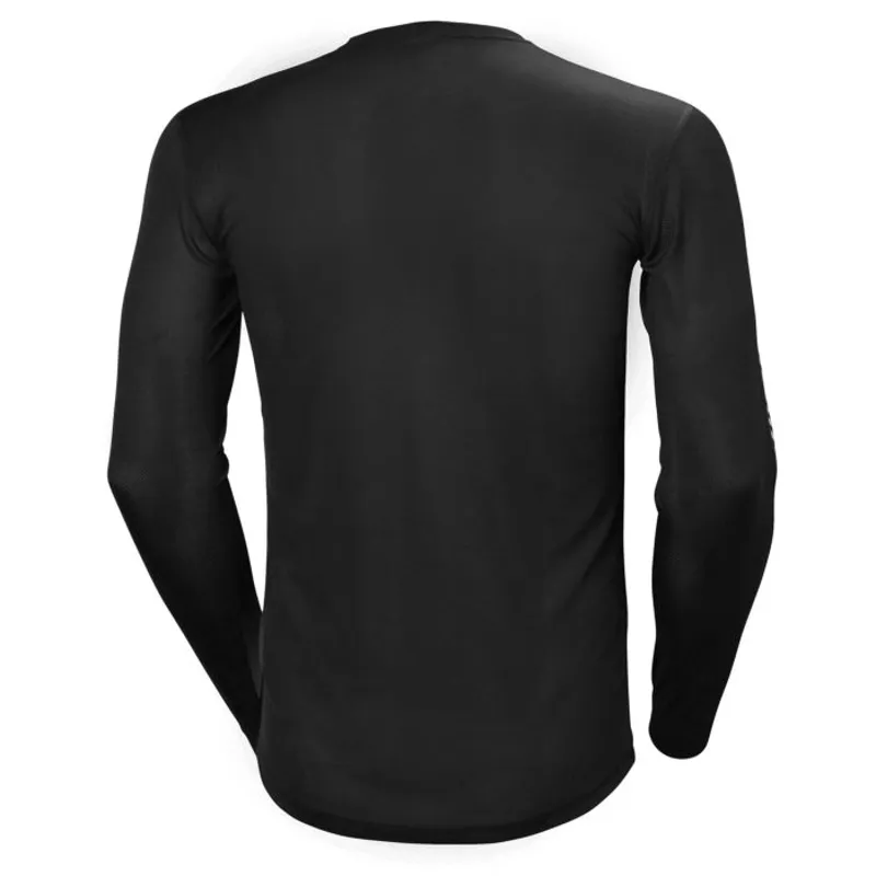 Helly Hansen Lifa Stripe Crew Neck Base Layer - Black-3