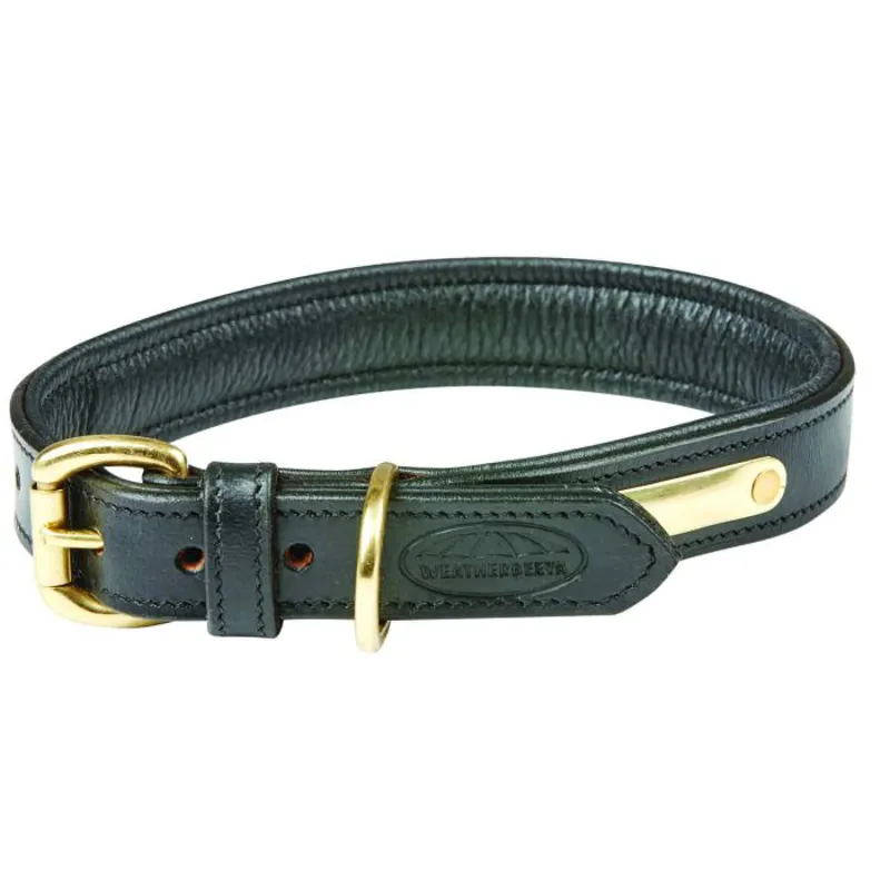 Weatherbeeta Padded Leather Dog Collar - X Large-1