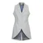 Anna Lascata Anna Tweed Waistcoat - Ice