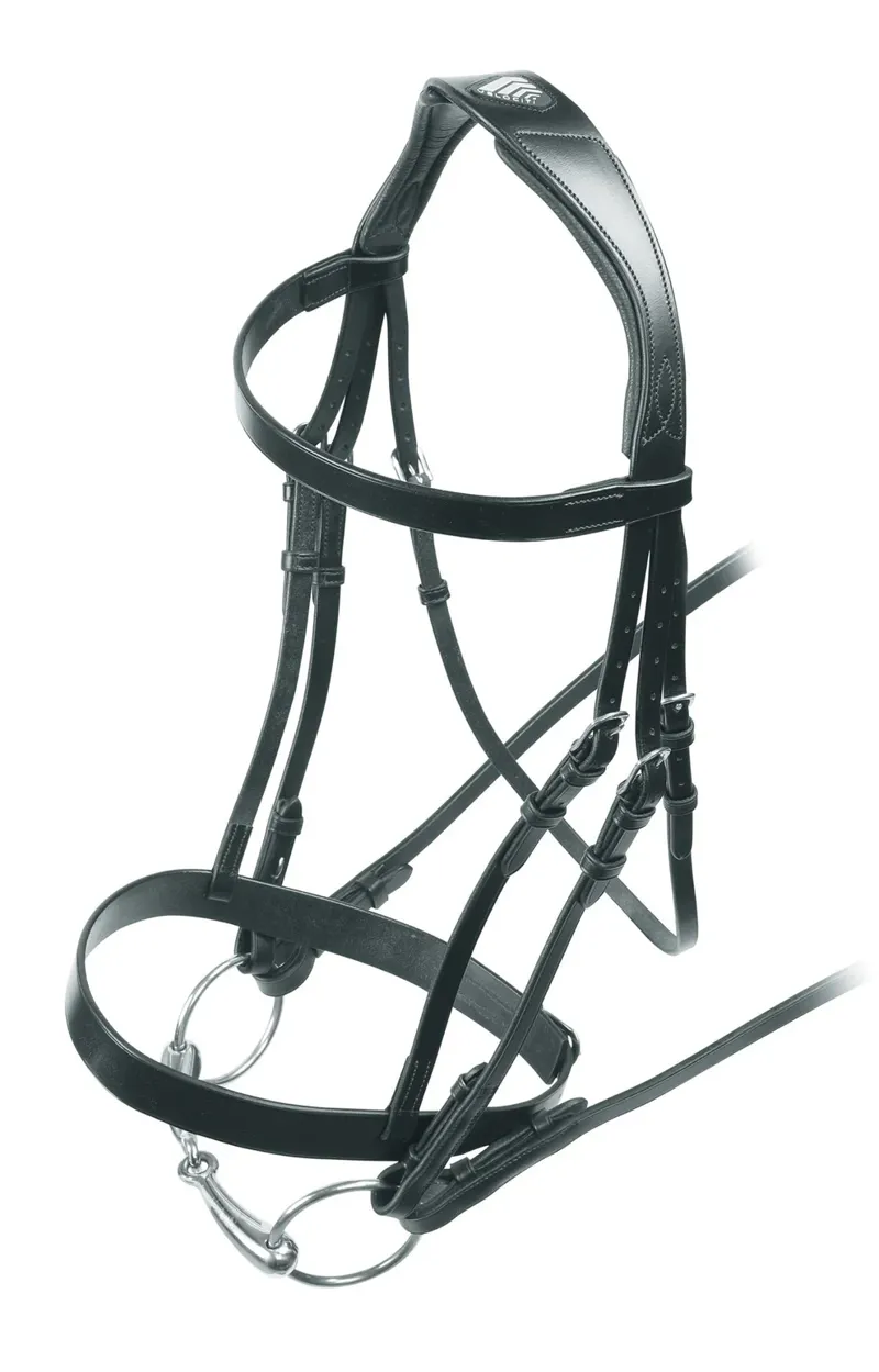 Shires Velociti Rapida Hunter Cavesson Bridle - Black