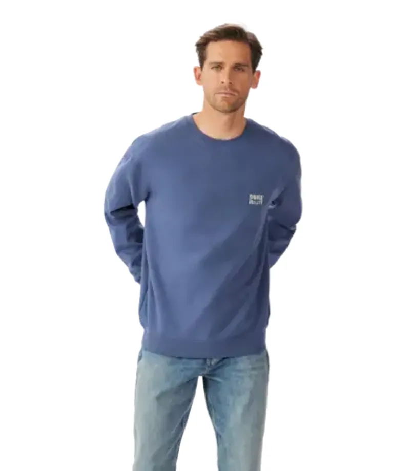 RMW Branded Crew Sweatshirt - Blue-1