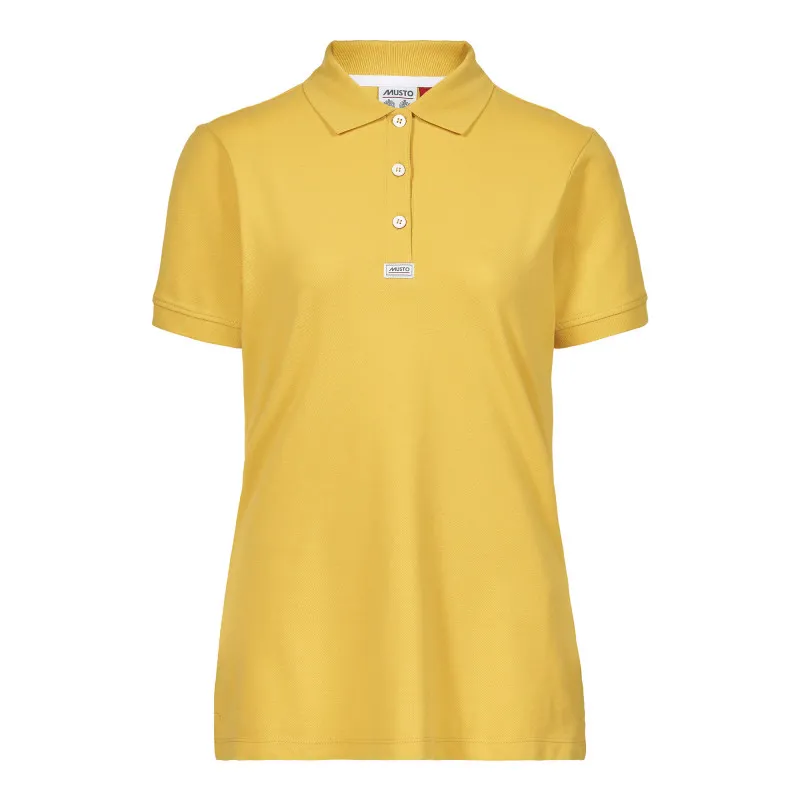 Musto Ess Pique Polo - Essential Yellow-3