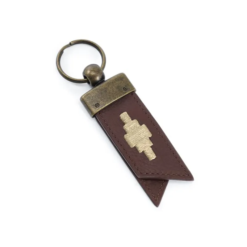 Pampeano Juntos Origami Keyring - Brown/Cream