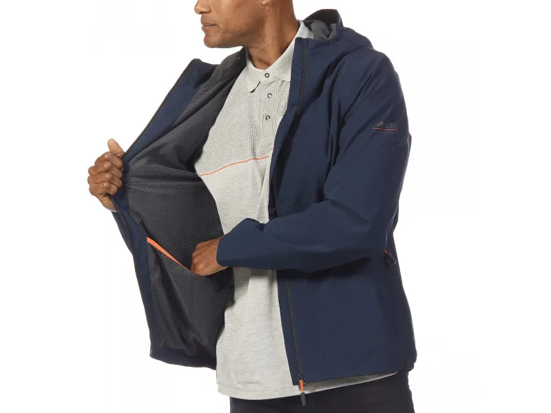 Musto Land Rover Lite Rain Jacket - Navy-2