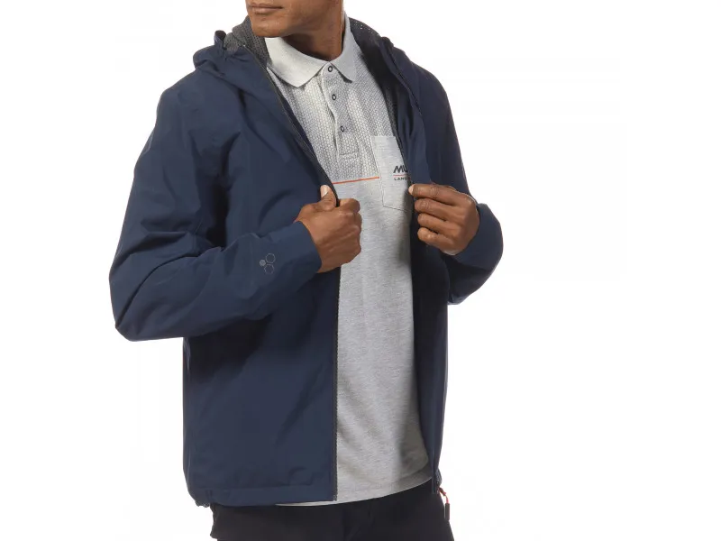 Musto Land Rover Lite Rain Jacket - Navy-4