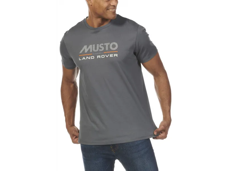 Musto Land Rover Short Sleeve Logo T-Shirt 2.0 - Turbulence-2