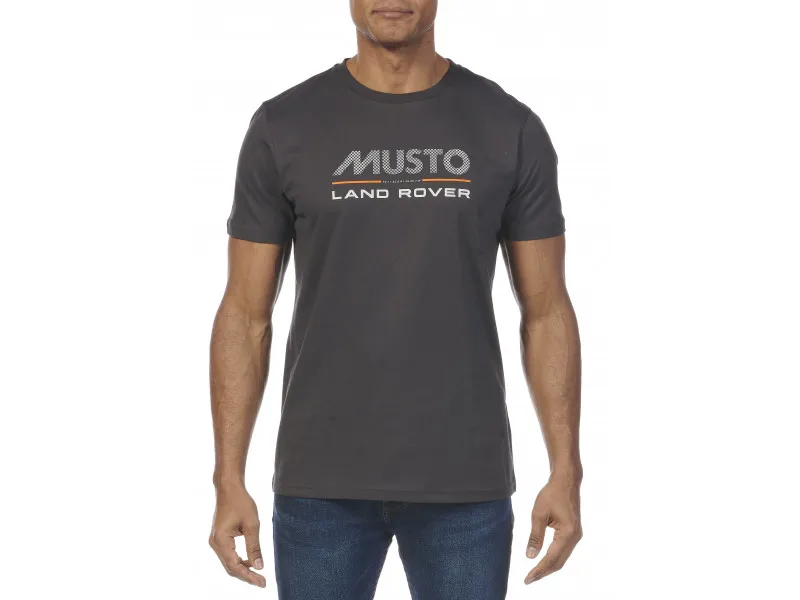 Musto Land Rover Short Sleeve Logo T-Shirt 2.0 - Carbon
