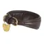 Digby and Fox Padded Leather Greyhound Collar - Large