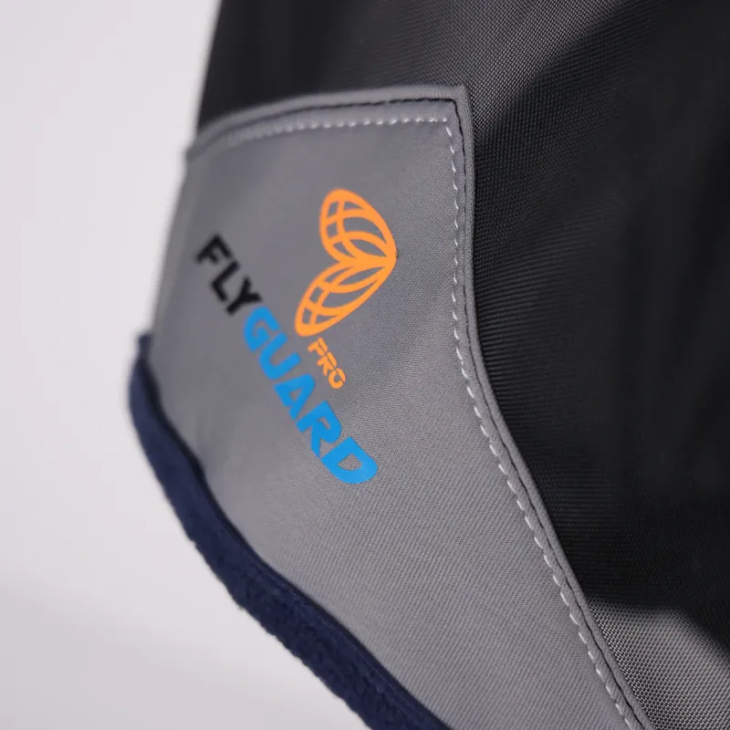 Shires FlyGuard Pro Fine Mesh Fly Mask With Ear Holes - Navy-1