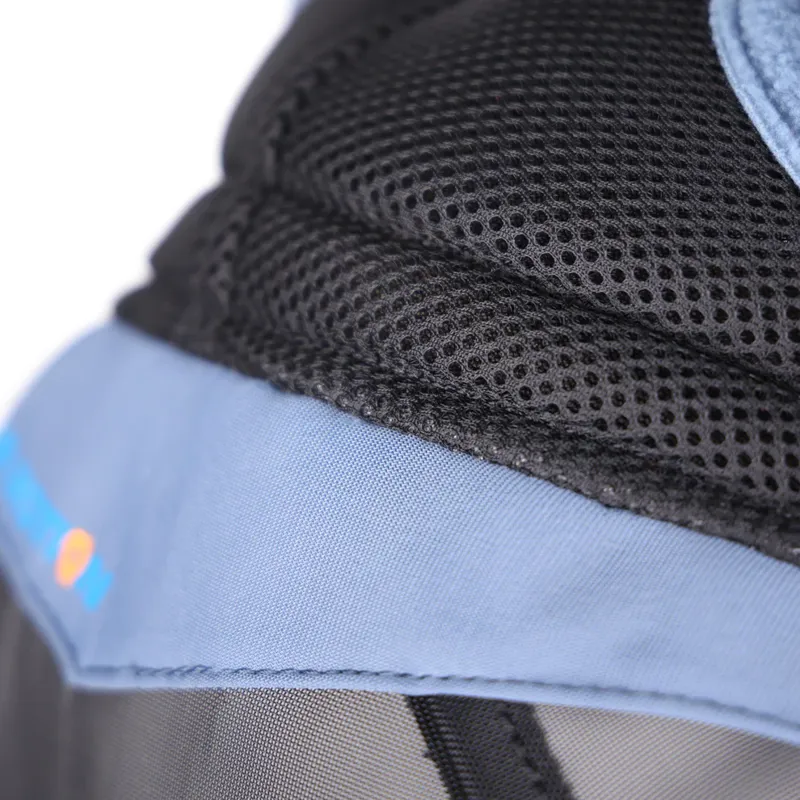 Shires FlyGuard Pro Air Motion Fly Mask With Ears and Nose - Deep Air Force Blue-5