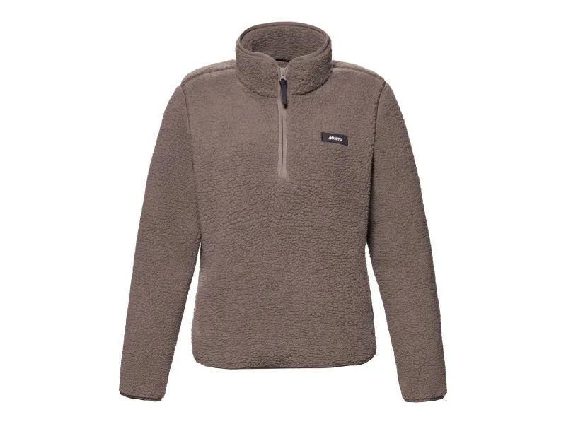 Musto Womens Cove Deep Pile Fleece - Plum Twist