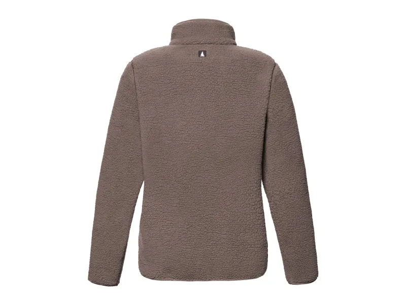 Musto Womens Cove Deep Pile Fleece - Plum Twist-1
