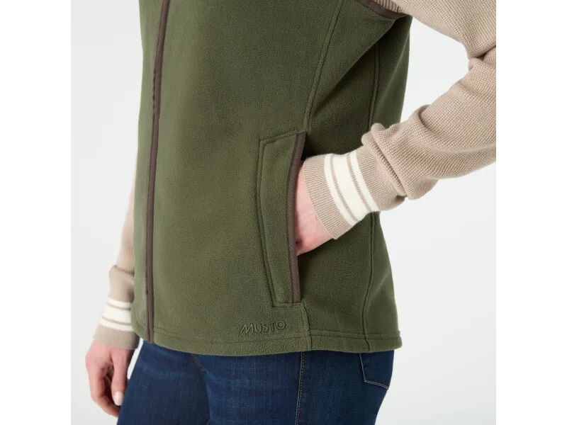 Musto Womens Fenland 200 Polartec Vest - Deep Green-4