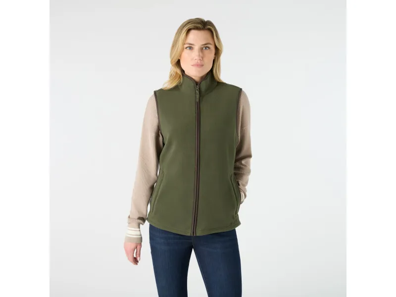 Musto Womens Fenland 200 Polartec Vest - Deep Green-1