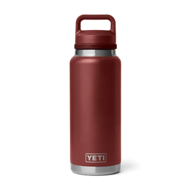 YETI Rambler 36oz Bottle Coloured Chug Cap - Stag Red
