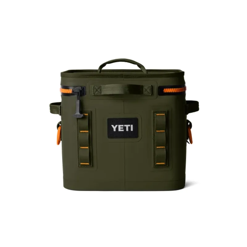 YETI Hopper Flip 12 Soft Cooler - Olive/ King Crab-3