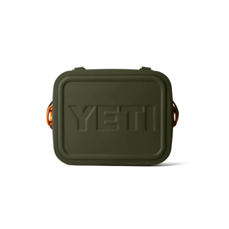 YETI Hopper Flip 12 Soft Cooler - Olive/ King Crab-4