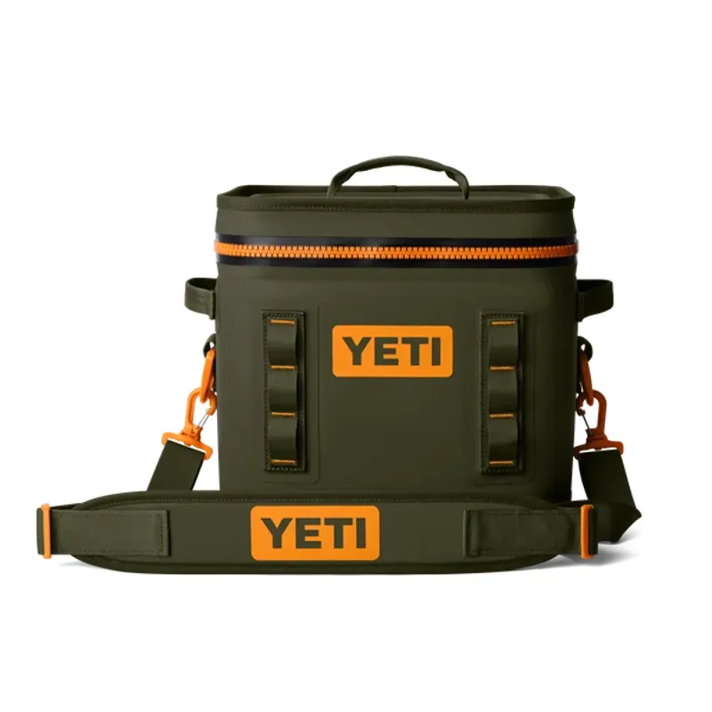 YETI Hopper Flip 12 Soft Cooler - Olive/ King Crab