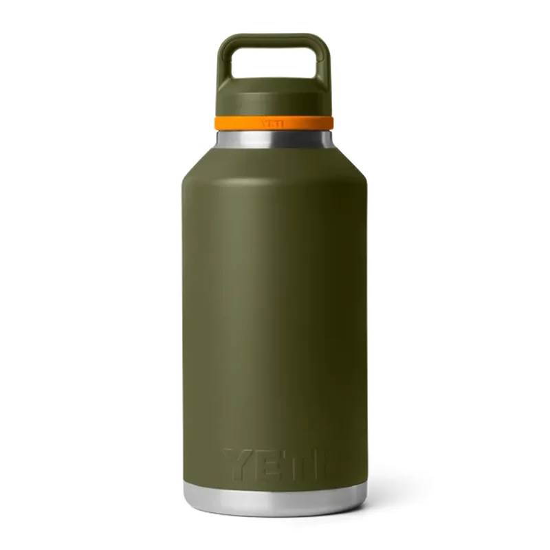 YETI Rambler 64oz Bottle Coloured Chug Cap - Olive/ King Crab-1