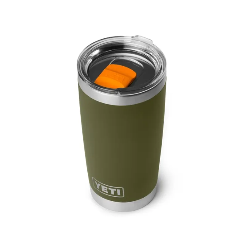 YETI Rambler 20oz Tumbler - Olive/ King Crab-1