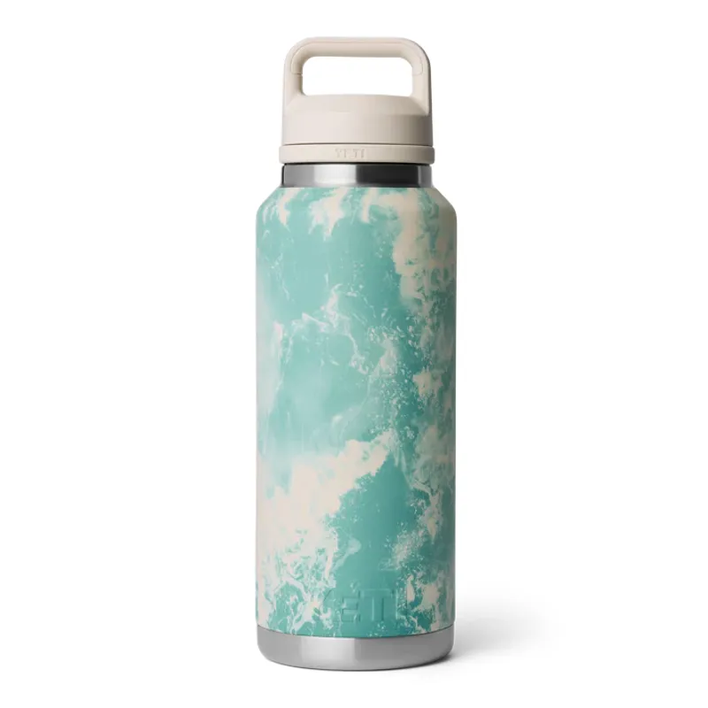 YETI Rambler 46oz Bottle Coloured Chug Cap - Sea View-2