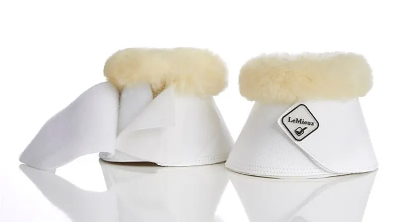 LeMieux Pro Sport Lambskin Wrapround O/R Boot White/Natural