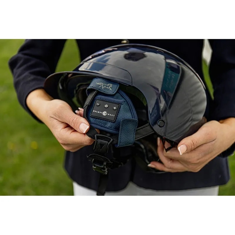 Finer Equine Helmet Connect - Navy-1