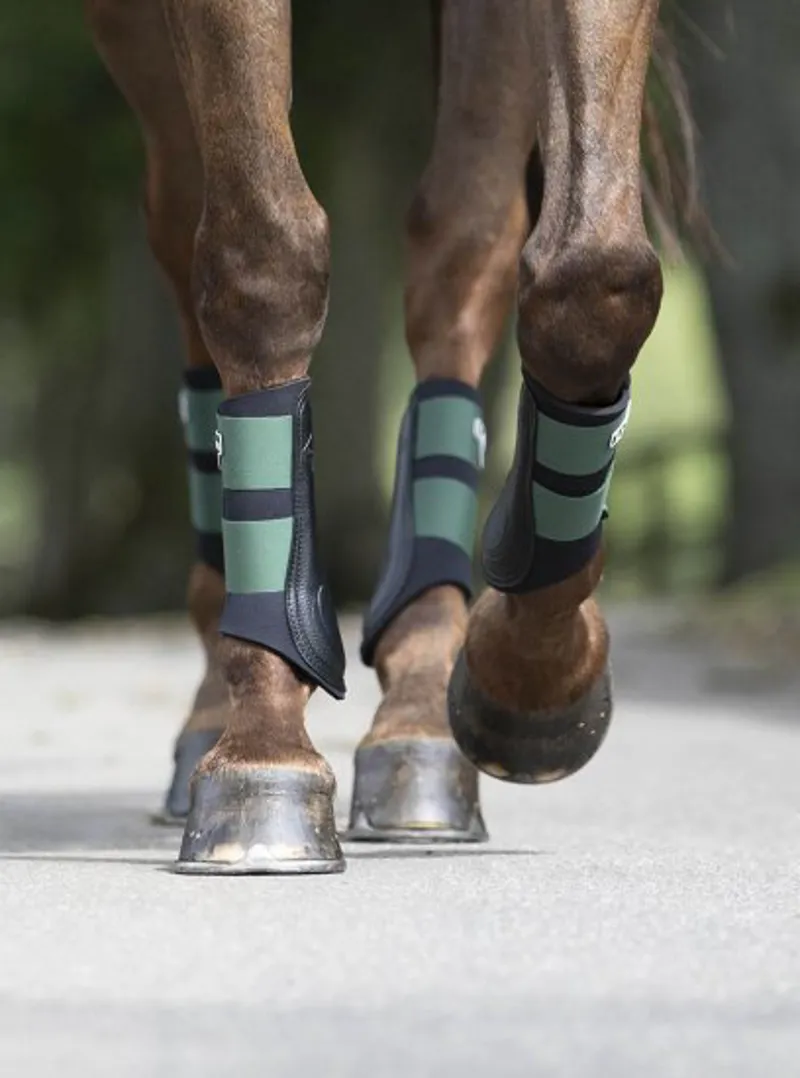 LeMieux ProSport Grafter Brushing Boot - Hunter Green-2