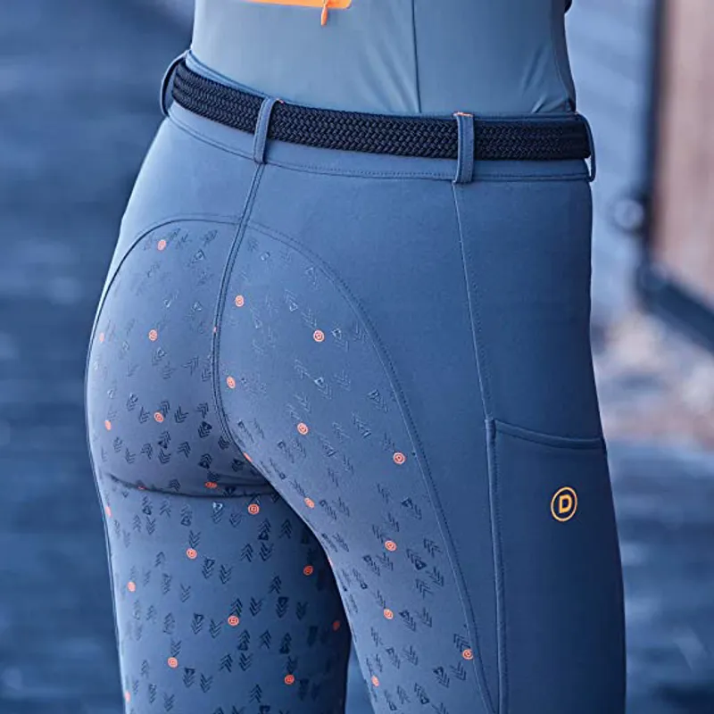 Dublin Gigi Full Grip Tech Breeches - Asphalt-1