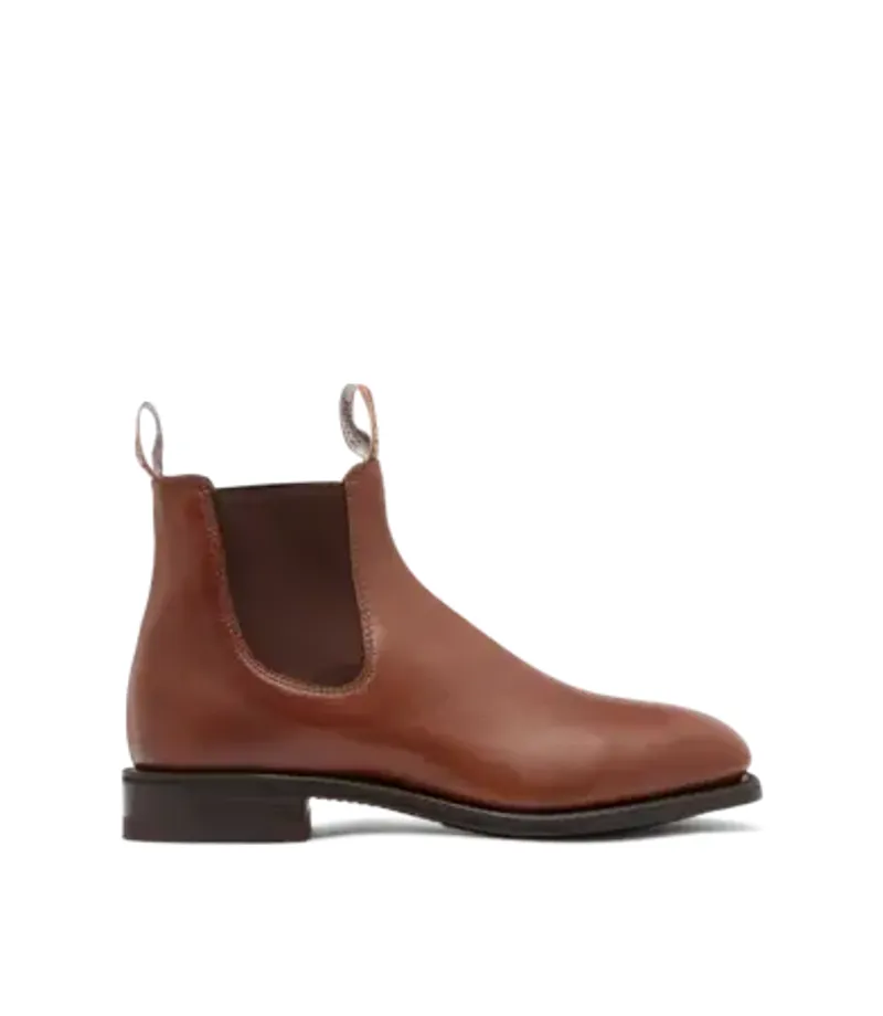 R.M.Williams Kangaroo Craftsman Boots - Rubber Sole - Tanbark - G Width-1