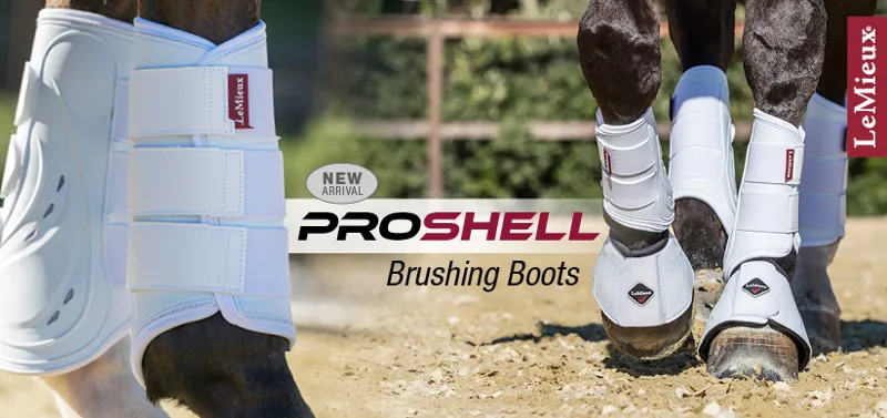 LeMieux Proshell Brushing Boot - White-1
