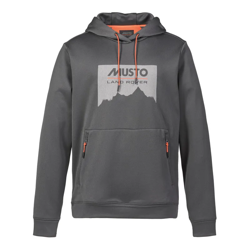 Musto Land Rover Hoodie - Dark Grey