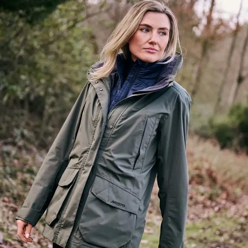 Musto Womens Fenland Jacket 3.0 - Deep Green-8