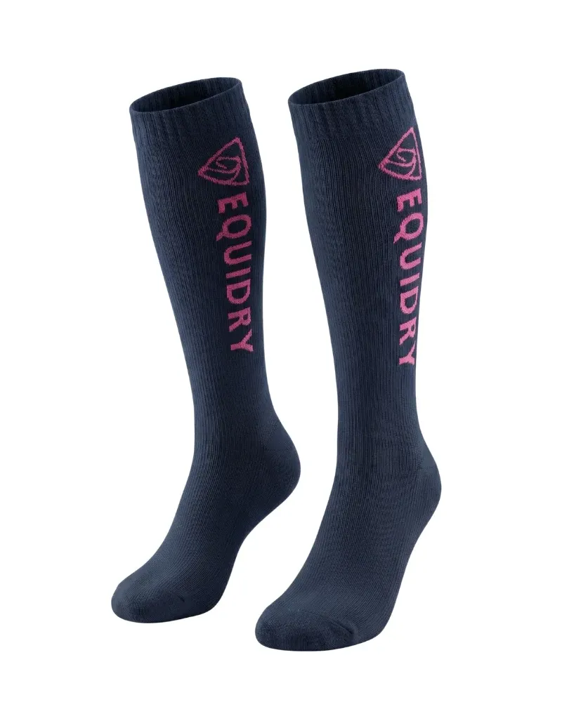 Equidry Waterproof Socks Navy/ Raspberry