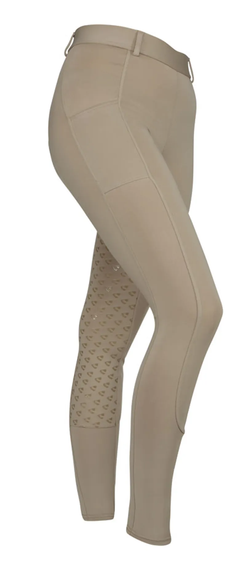 Shires Aubrion Albany Maids Riding Tights - Beige
