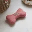 Sweet William Tweed Dog Bone Toy - Small Orange