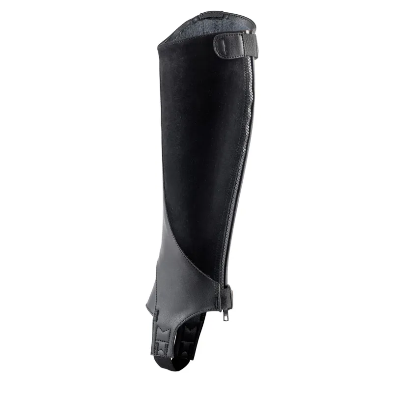 Moretta Children's Synthetic Leather Gaiters - Black-1