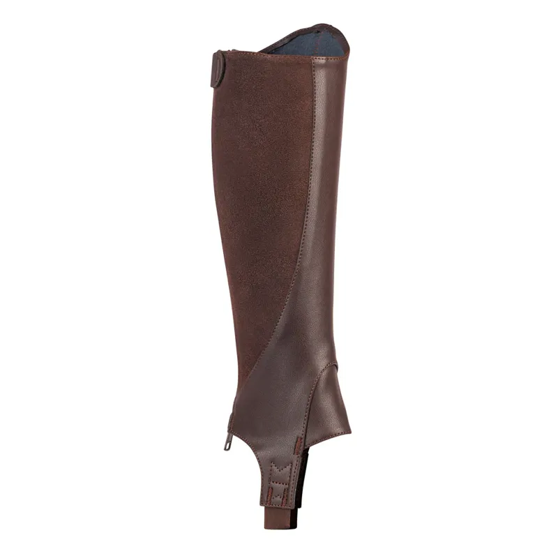 Moretta Children's Synthetic Leather Gaiters - Brown-1