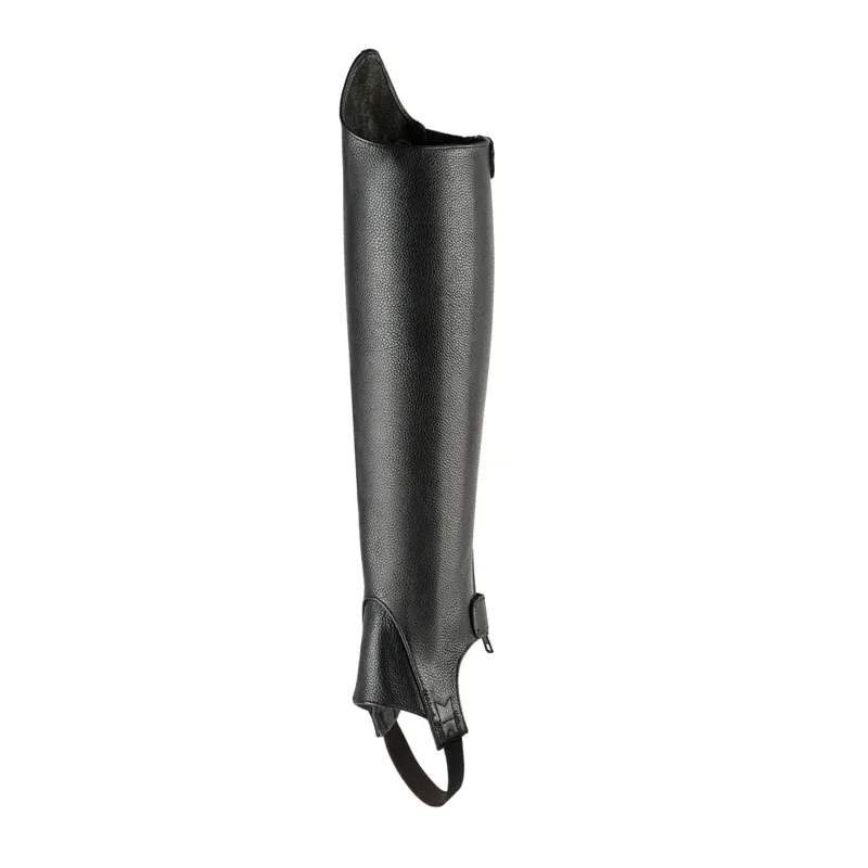 Moretta Leather Gaiters - Black-1