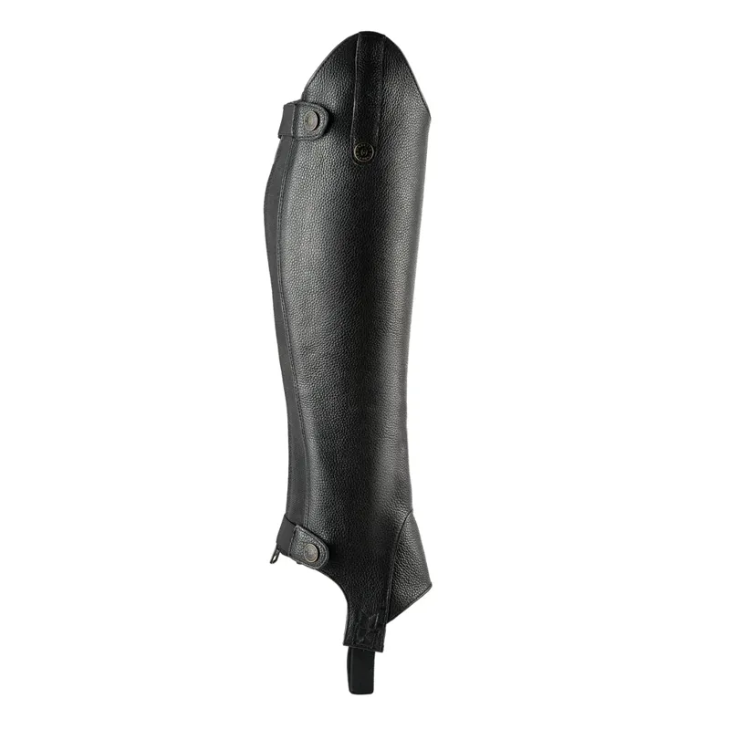 Moretta Leather Gaiters - Black-2