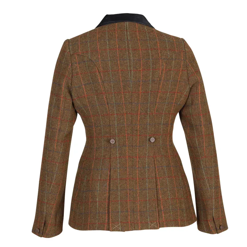 Shires Aubrion Ladies Saratoga Show Jacket - Rust Check-1