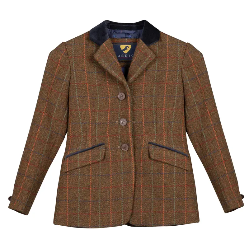 Shires Aubrion Kids Saratoga Show Jacket - Rust Check