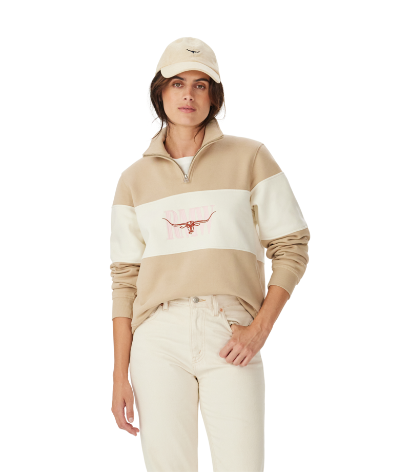 RMW Trickett Panel Sweatshirt - Sand-2