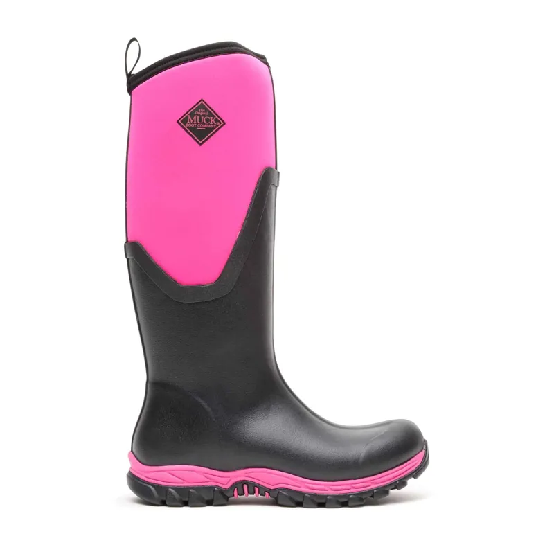 Muckboot Arctic Sport II Tall - Black/Hot Pink-1