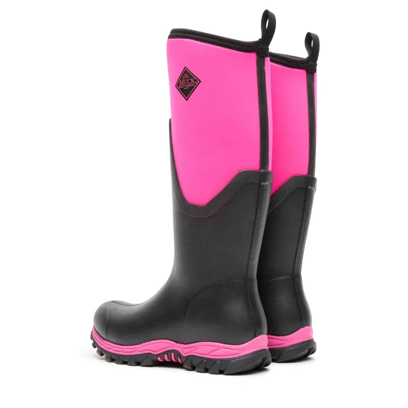 Muckboot Arctic Sport II Tall - Black/Hot Pink-5