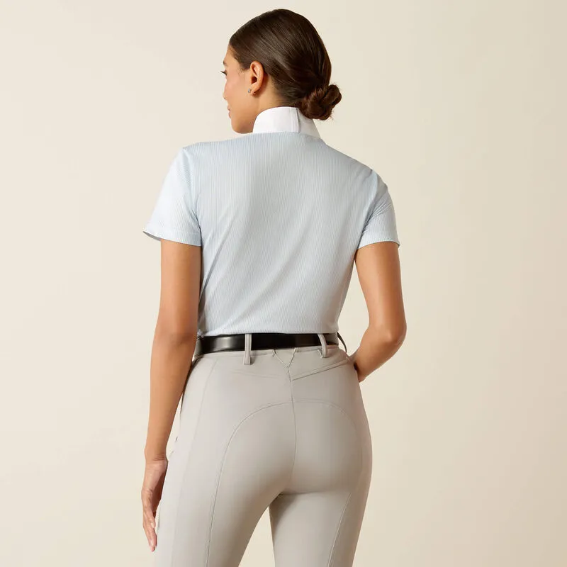 Ariat Ladies Aptos Show Shirt - Blue Stripe-3