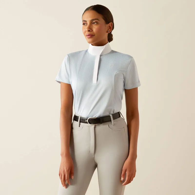 Ariat Ladies Aptos Show Shirt - Blue Stripe